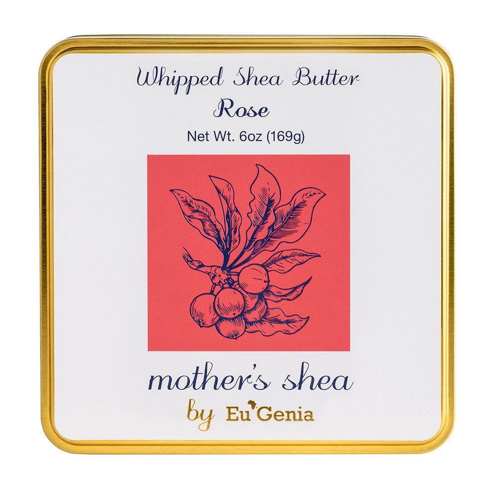 Mothers shea Whipped Body Butter with Rose, 6 Oz